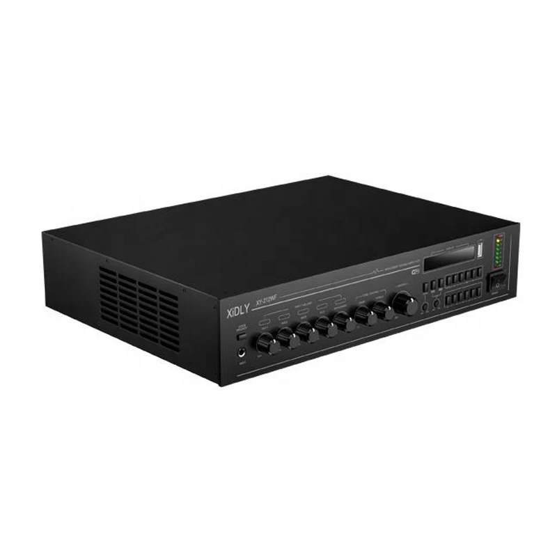 XIDLY-Professional Manufacturer 5 Zone WIFI Mixer Amplifier Pa Amp With USB/BT & LED Indicator
