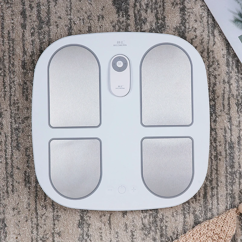 Portable Electric Foot Massager Heated EMS Pulse Feet Massage Machine Vola Acupoints Stimulate Massage Pad Fatigue Relief