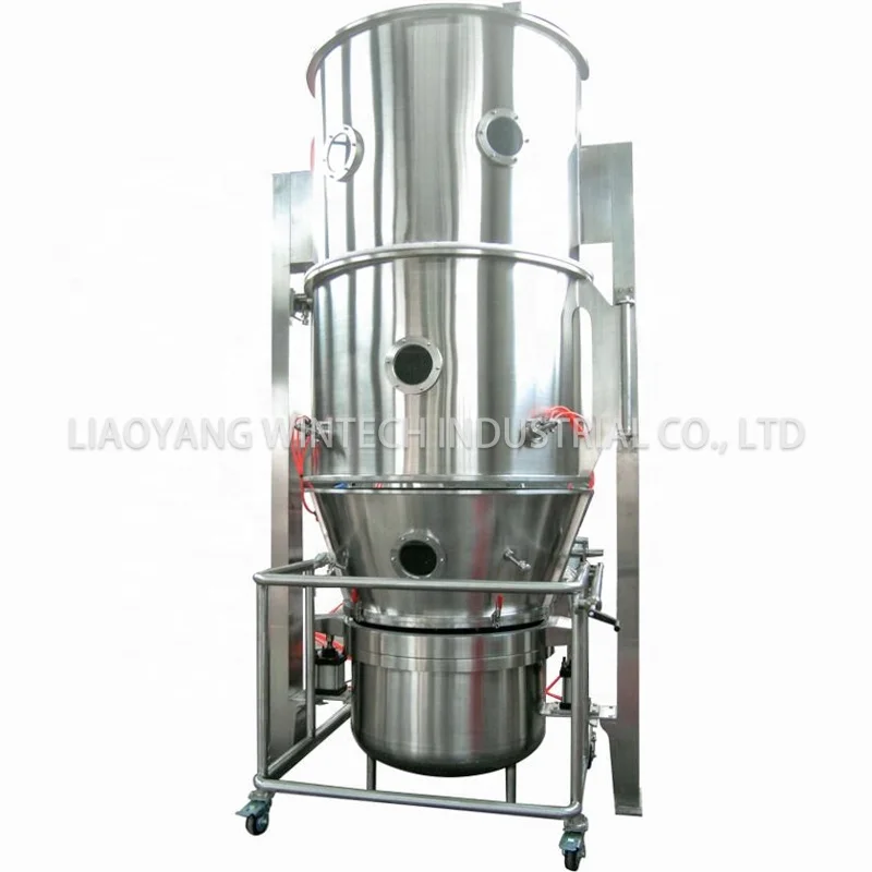 TOP Quality FL Series Vertical Fluid Bed Dryer Granulator Machine for Yeast Powder