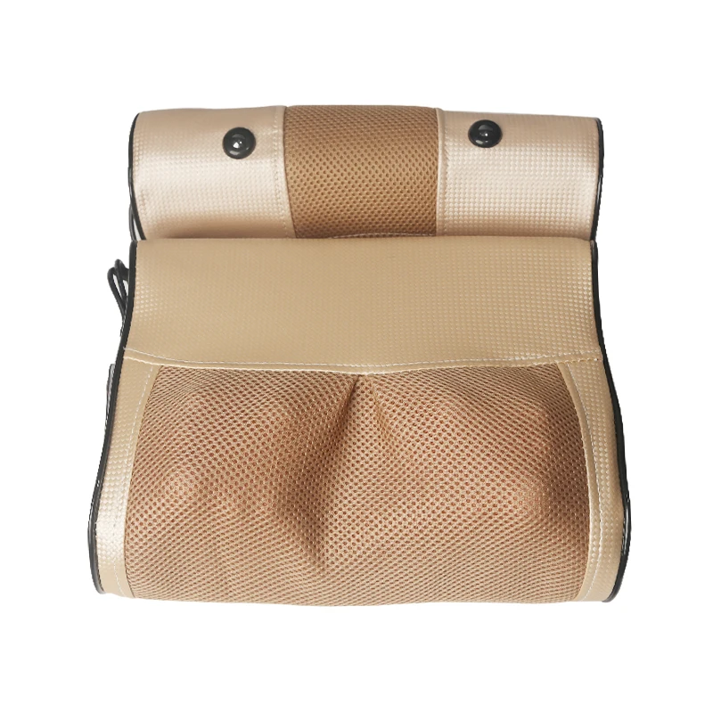 НОВЕЙШАЯ портативная массажная подушка 3 в 1 для глубокого разминания головы и шеи шиацу с подогревом