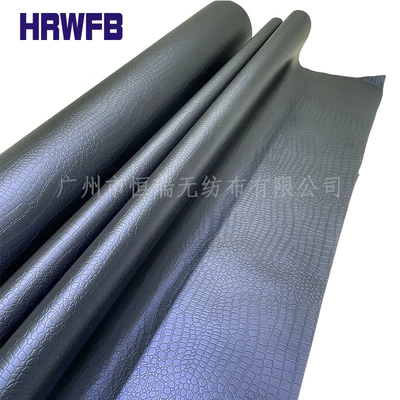 High-end Anti fading Laminated Non Woven Fabric Embossed Leatherite paper Box Pe for Book cover