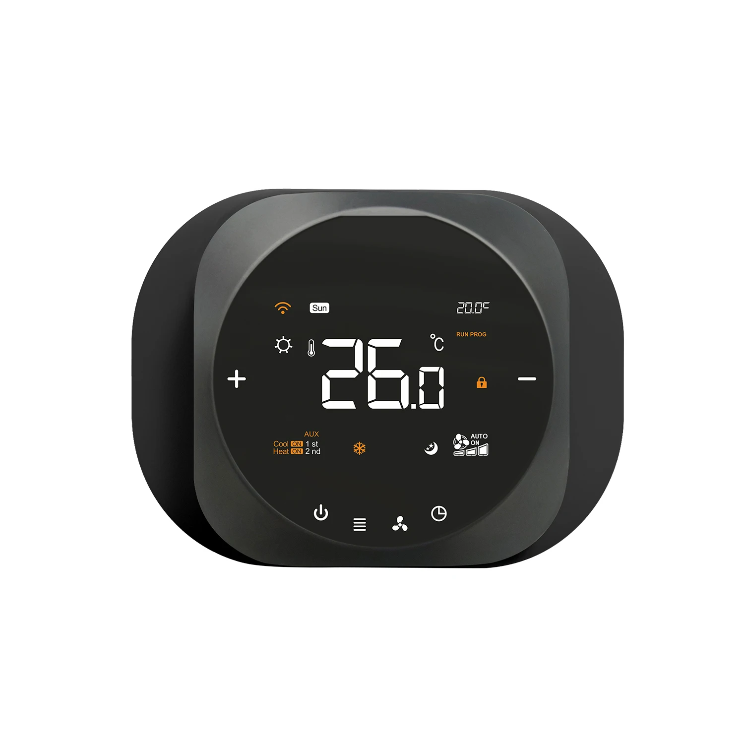 SASWELL 7 days programming wireless WIFI thermostat APP voice control intelligent heating heat pump thermostat