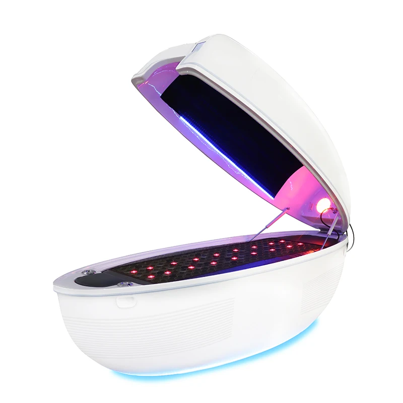 Guangyang far infrared spa capsule sauna with soaking liquid crystal display screen steam spa capsule