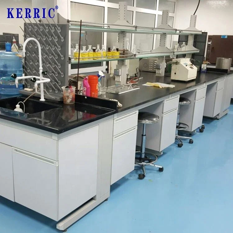 Laboratory Furniture Factory High Quality Steel  Lab  Workbench Lab Island Bench