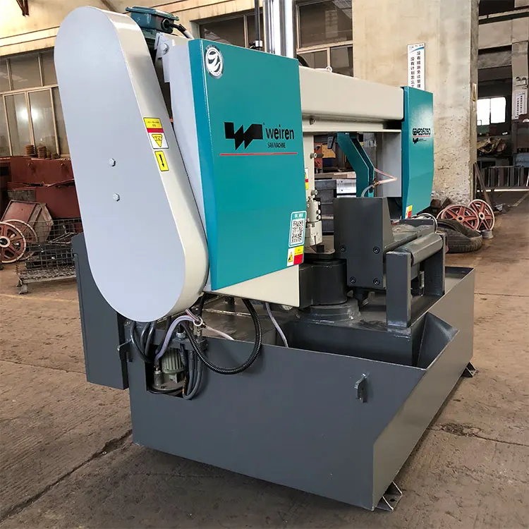 GB4235Z60 Manufacture double column hydraulic metal band saw machine quick delivery