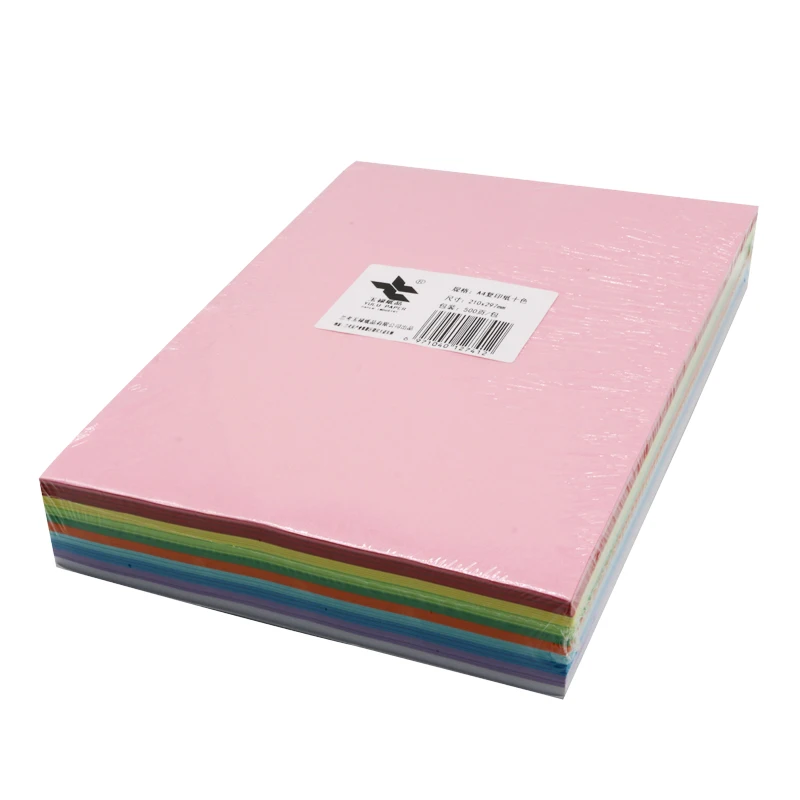 2022 New Office Supply Origami Paper Double Side 100 Sheets A4 Color Papers Office