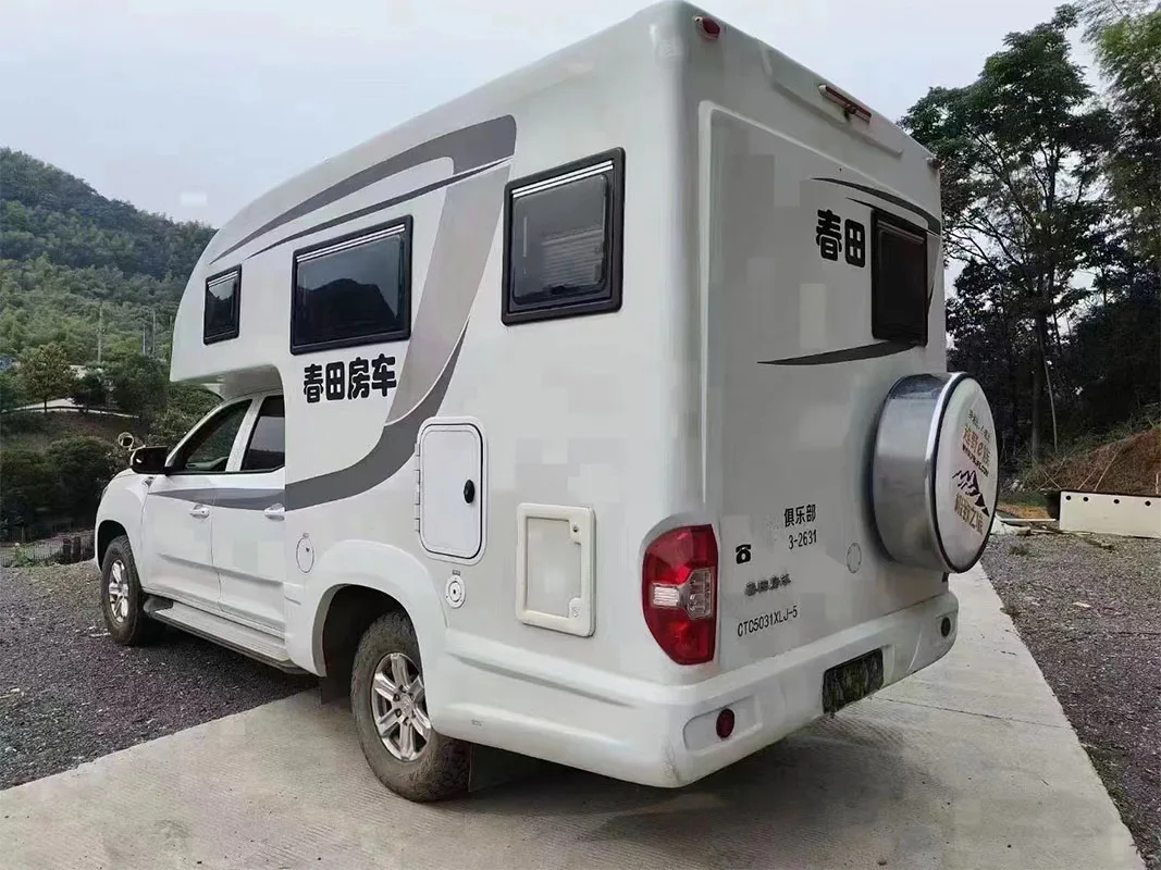 Недорогой дом на колесах автодомы Rv автоматический Макси T60 4x4 4WD кемпер новый Подержанный 2023 караван Китайский Пикап
