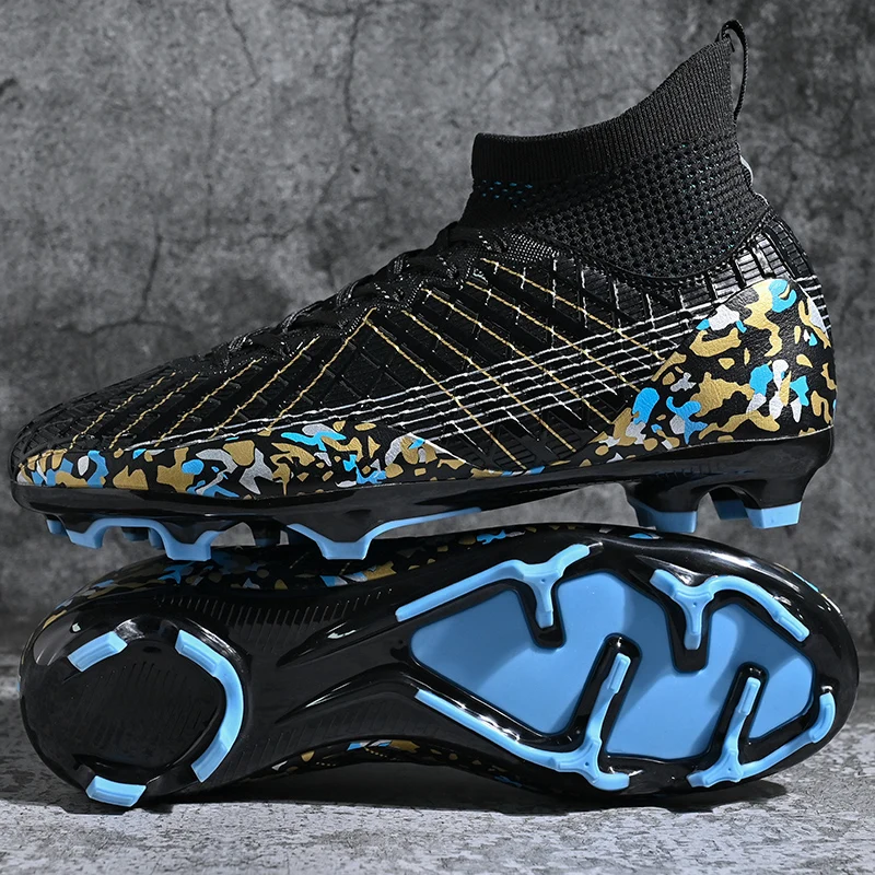 High Quality 2023 Sport Football Shoes Boots Drop Shipping Fg Low Ankle Cleats Black Shoes Branded Soccer Shoes For Men