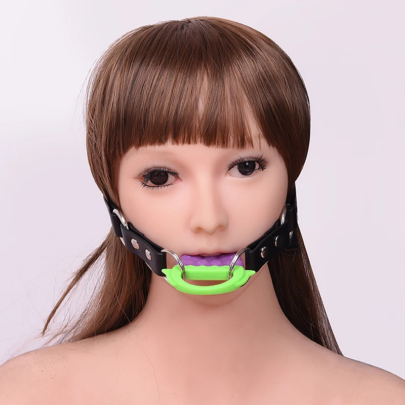 
Sex toy mouthball fruit type adult game restraint device silicone gags 