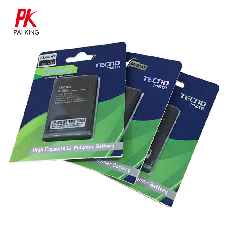 Custom logo trap blister packaging trap blister for memory card Retail battery heat seal blister cards