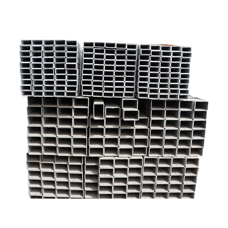 High Quality Astm A500 SHS RHS ASTM A500 STEEL 100x100 MS Galvanized Square Tube Hollow Section Rectangular Pipe