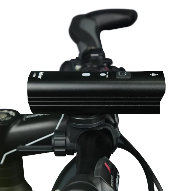 1200 Lumens Bike Light Smart Vibration Sensor Light Sensor Auto Tun On Off Modes Cycling Headlight LED Flashlight With Gopro