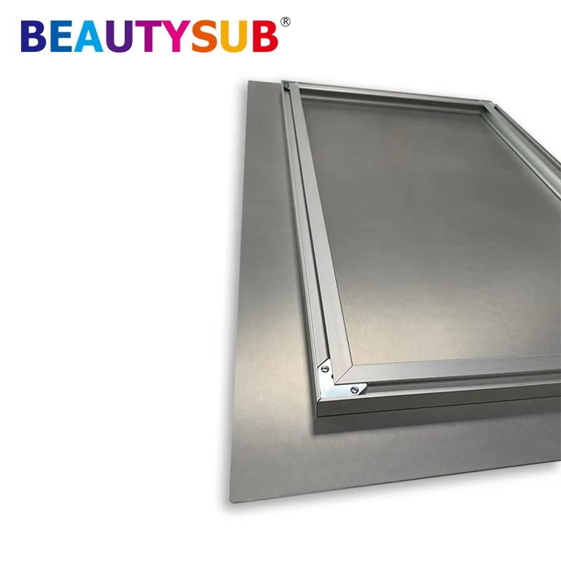 Back Aluminum frame BSF-B002 for hanging mount HD photo panels Aluminum frames for shadow mount display set 45 degree angle