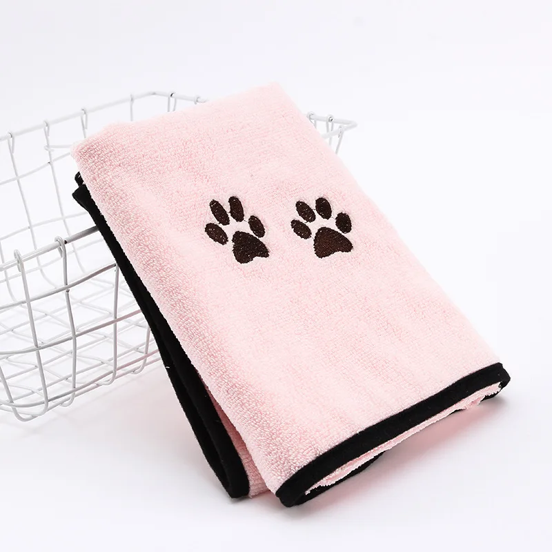 Pet products of pet cleaning dog drying towel absorbent quick drying dog bath cleaning towel microfiber pet towel for cat dog