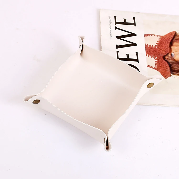 2022 pink color PU leather lash tray storage for women