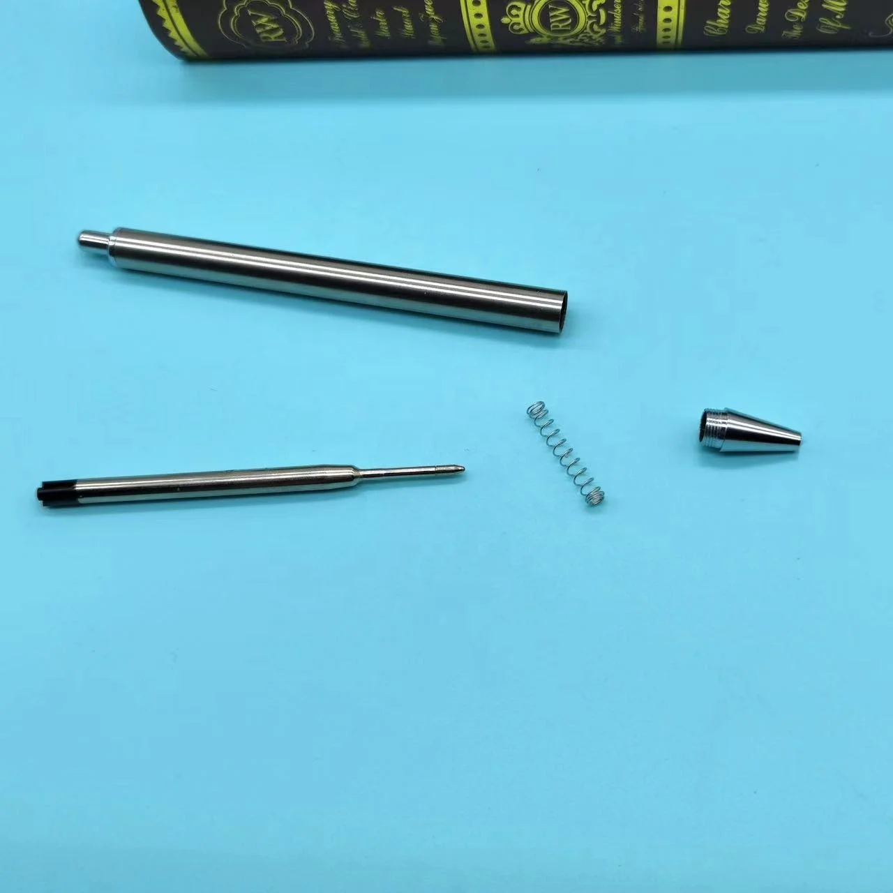 Personalized With Logo Print Ball Point Pen Advertising Gift Custom stainless steel Metal Custom Ballpoint Pen