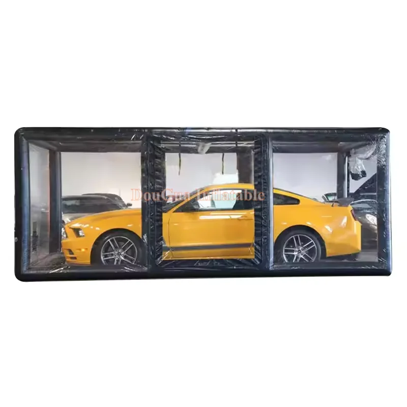Clear PVC Inflatable Car Storage Bubble Cheap Rental Vehicle Capsule Cover Air Blower Outdoor Tent Model Accessory Sea Shipping