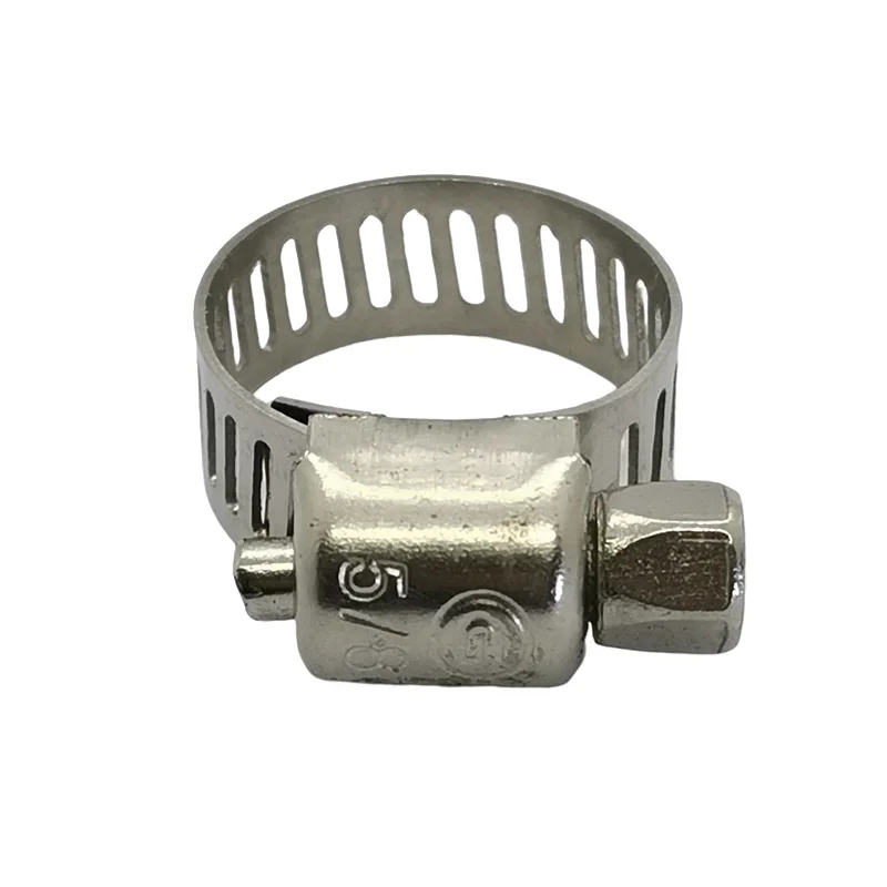 Stainless Steel American type mini Hose clamp 8mm Bandwidth 5/16 inch