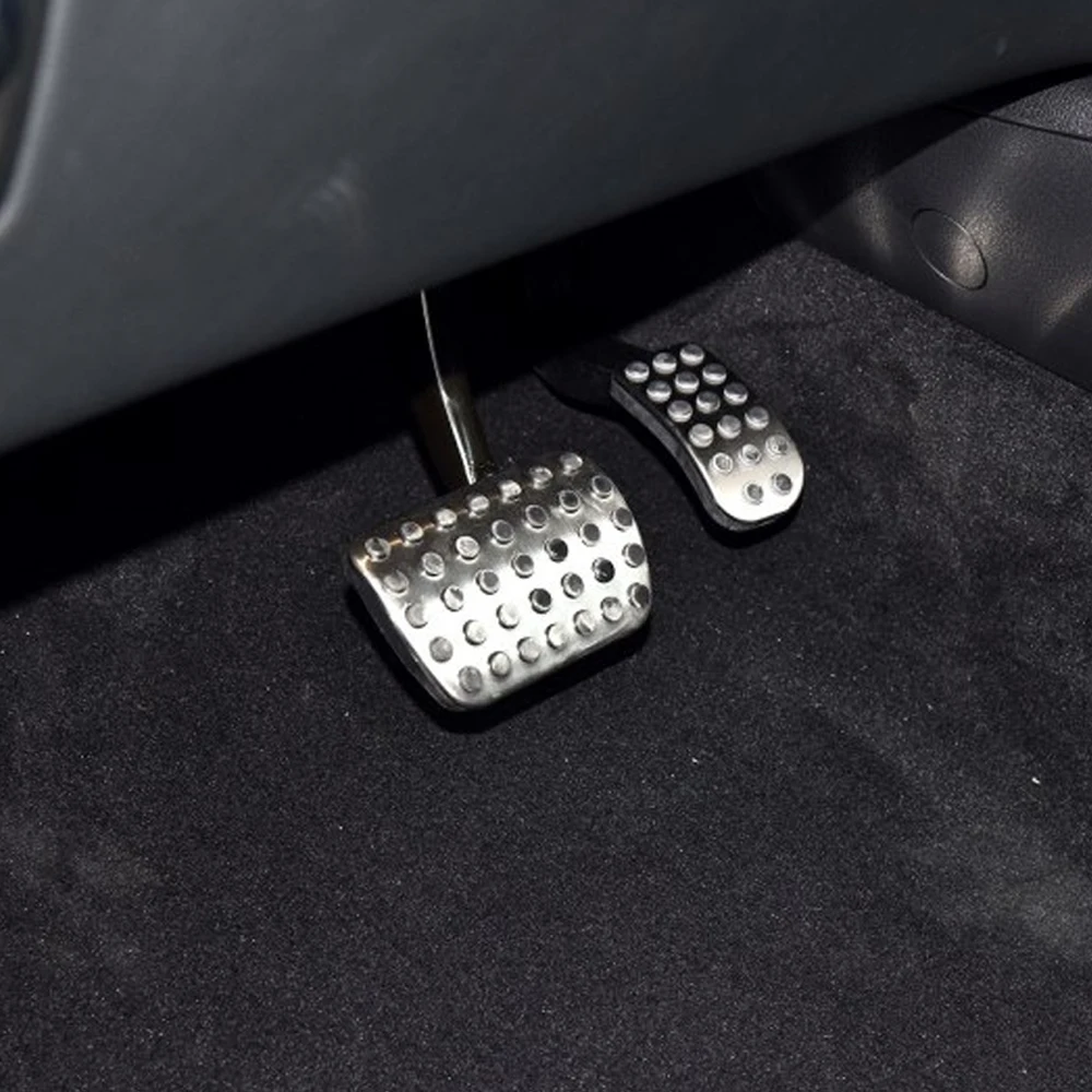 AMP-Z Carmonsons Gas Fuel Brake Pedal Pads Cover Mats for Mercedes Benz V Class Vito Metris Viano W639 W447