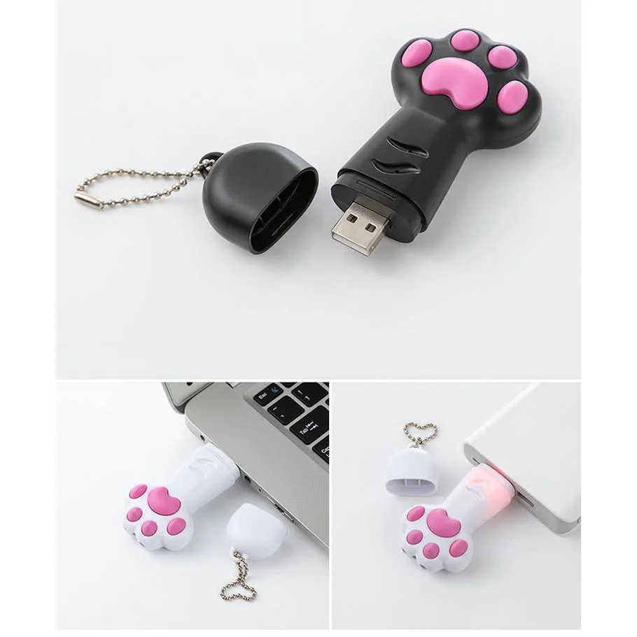 
3-in-1 USB charging cat claw shape laser stick Interactive cat toys 