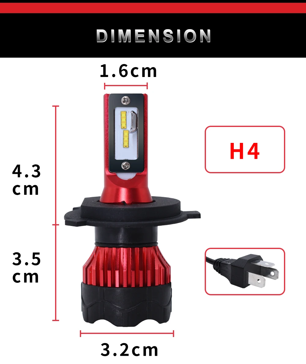 
k5 c6 led headlight Auto Lighting 9005 HB3 9006 HB4 H11 H4 H7 Led H1 H3 Car LED 6000K Light Bulbs Headlight C6 LED 