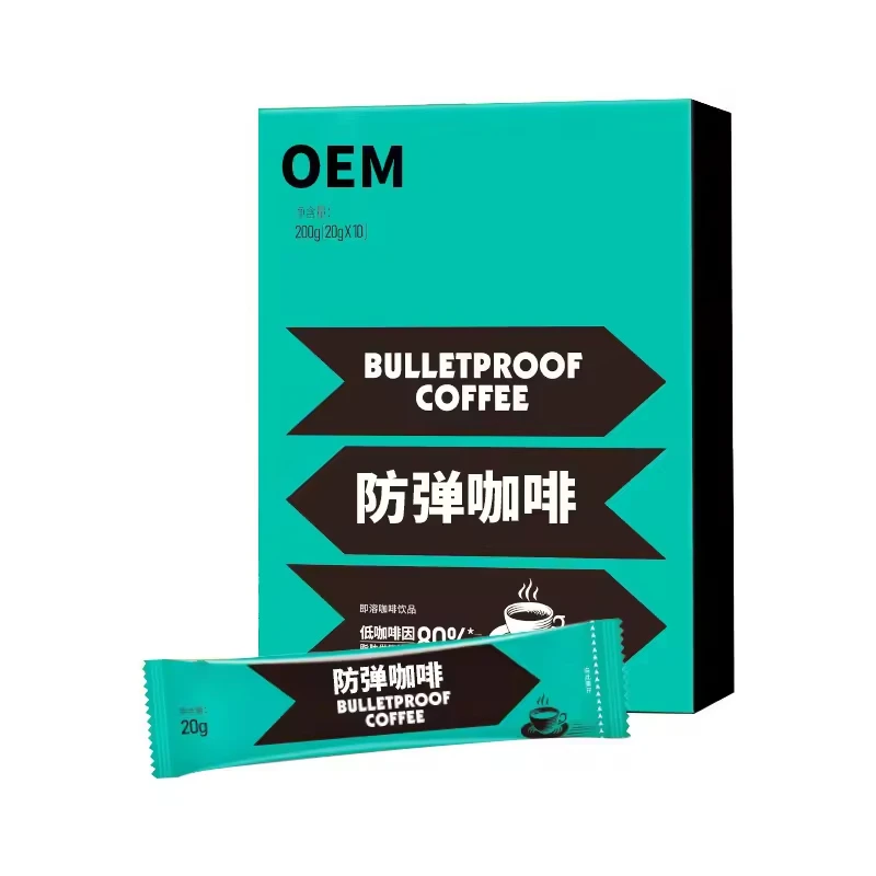 Private label coffee products weight loss coffee fat burning instant coffee