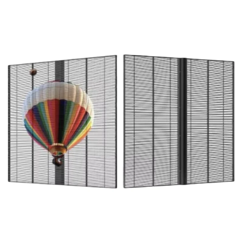 High-Brightness Outdoor Transparent LED Display Screen Glass LED Panel for Advertising Point Lights