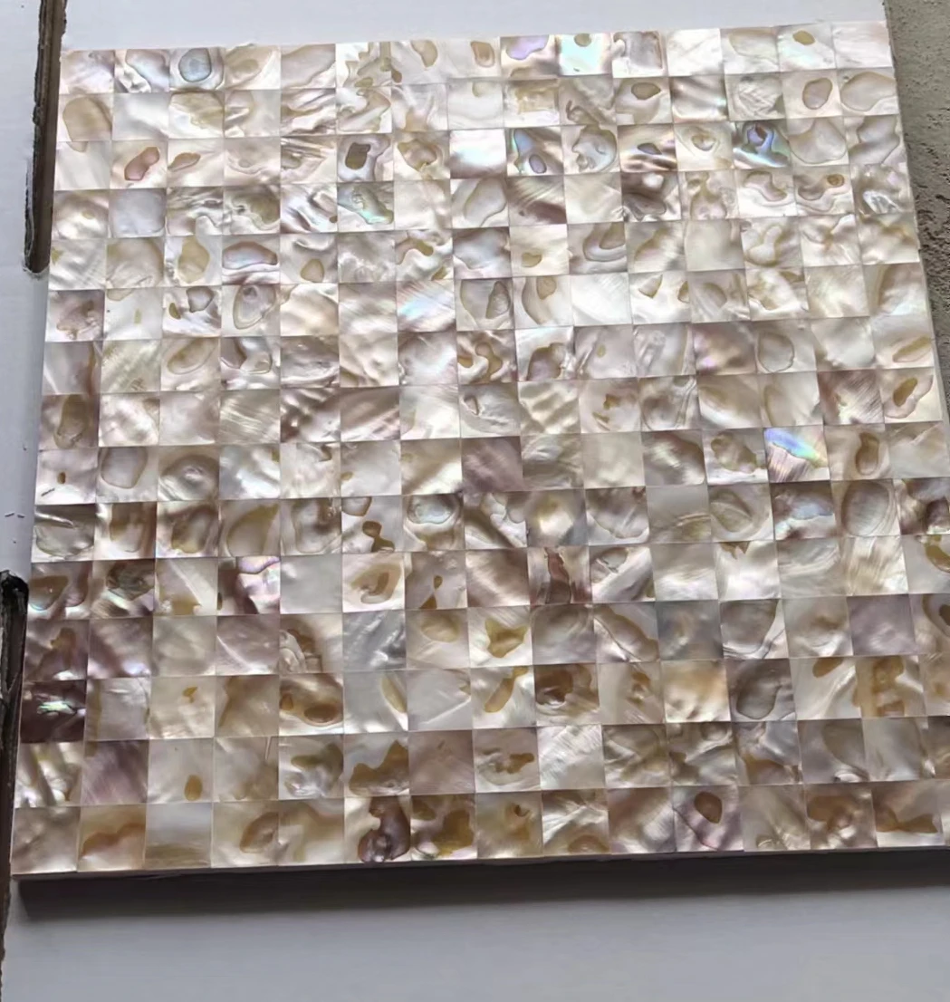 Белая перламутровая плитка Backsplash Sea Shell декоративная мозаичная