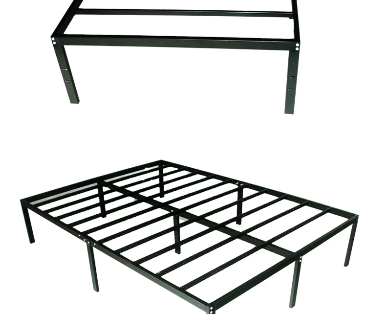 Оптовая продажа, новый дизайн, двухразмерная кровать с металлической рамой для гостиничной спальни