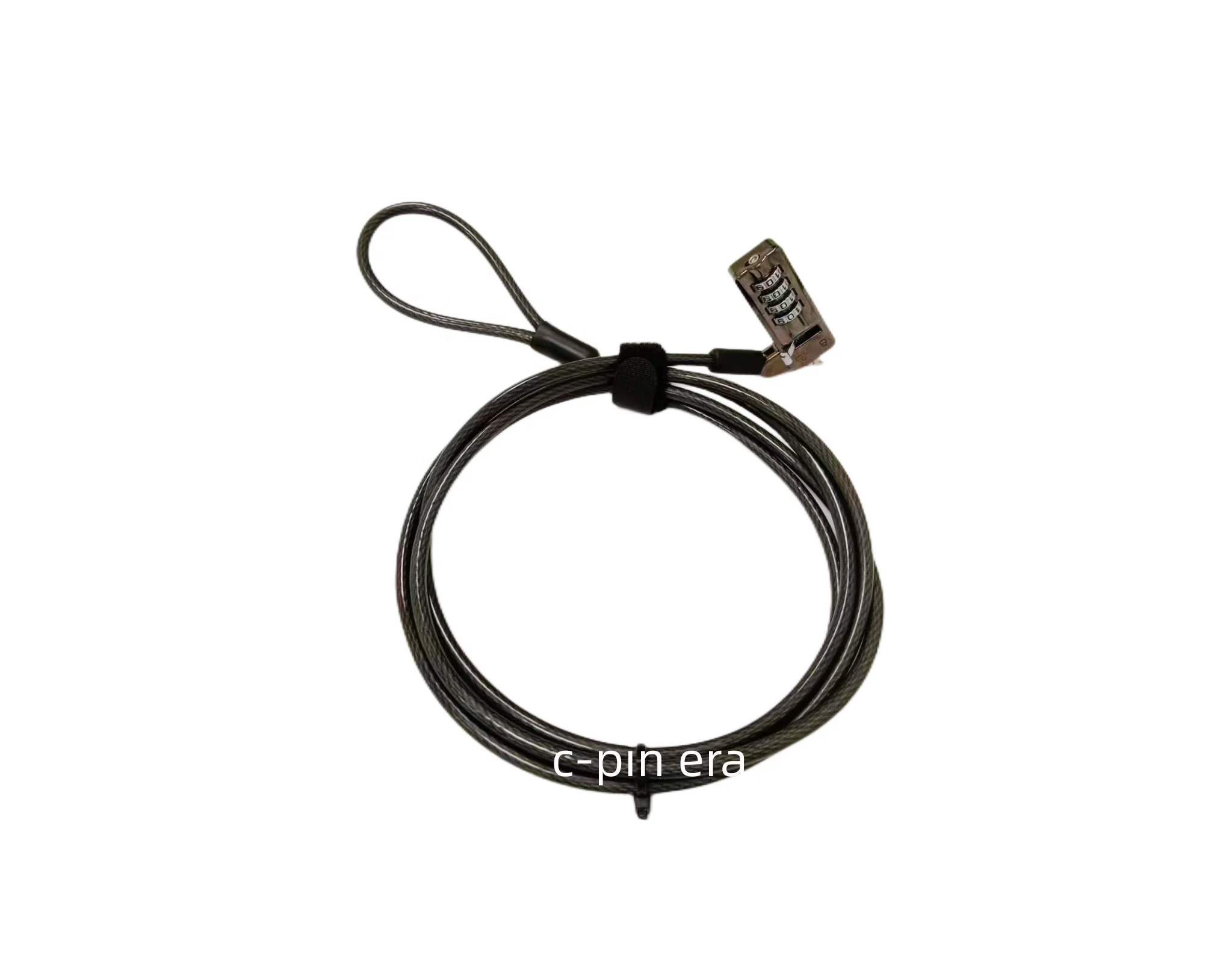 C-pin laptop key lock security cable Plastic coated wire rope Suitable for Dell laptop
