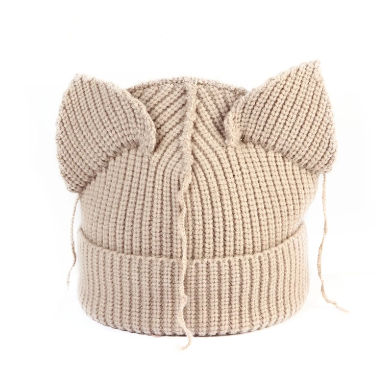 China factory wholesale new custom designer beanies baby cute modelling hat kids funny knitted beanies sold by