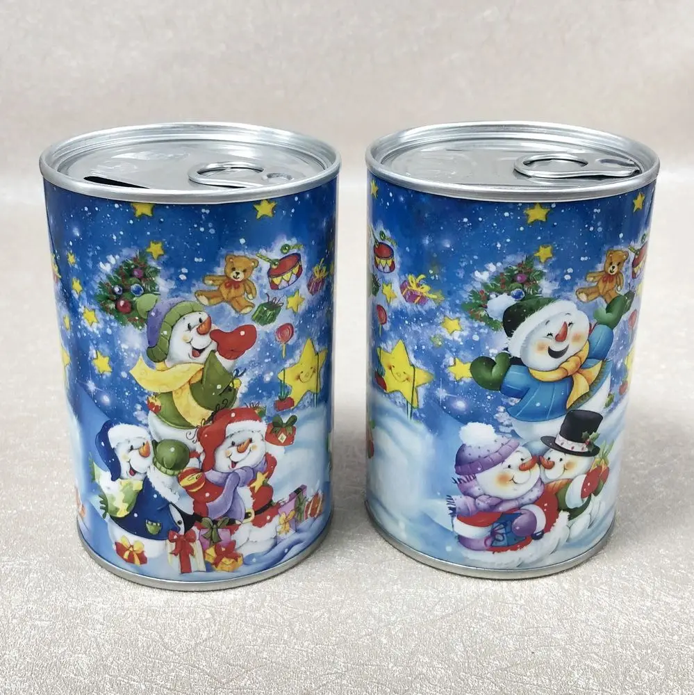 Factory Wholesale Custom Tin Can Money Box Metal Coin Piggy Bank For Kids