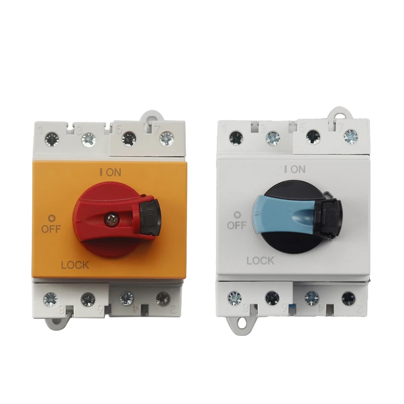 OEM Factory 32A Solar Switches Pv Disconnect Dc Isolator Rotary Switch