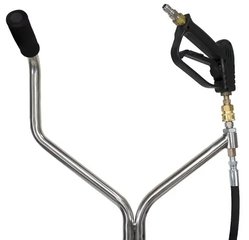 High pressure under carriage Cleaner water broom for car bottom washing round style