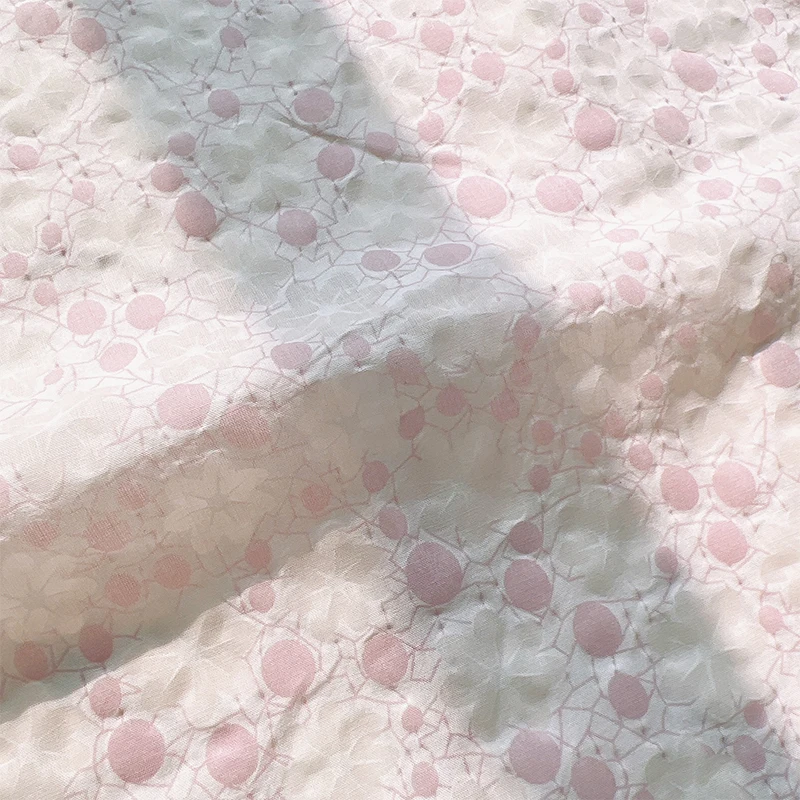 Cotton summer clothing fabric special process texture fabric