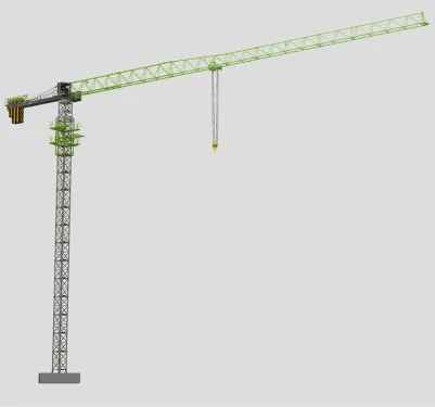 Топлесс кран 25 тонн плоский верхний башенный в Дубае