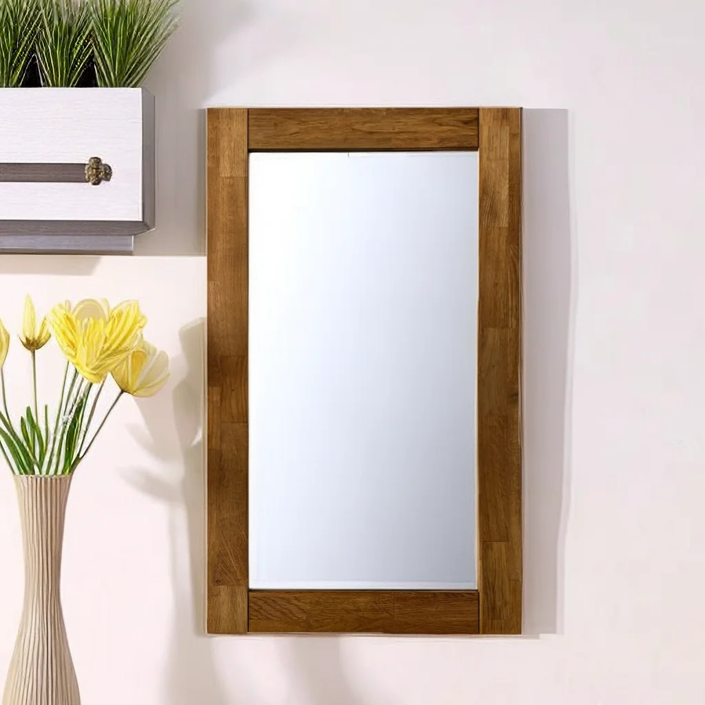 Wholesale Large Retro Country Style big wooden Framed large full length long body miroir Wall mirror for bedroom