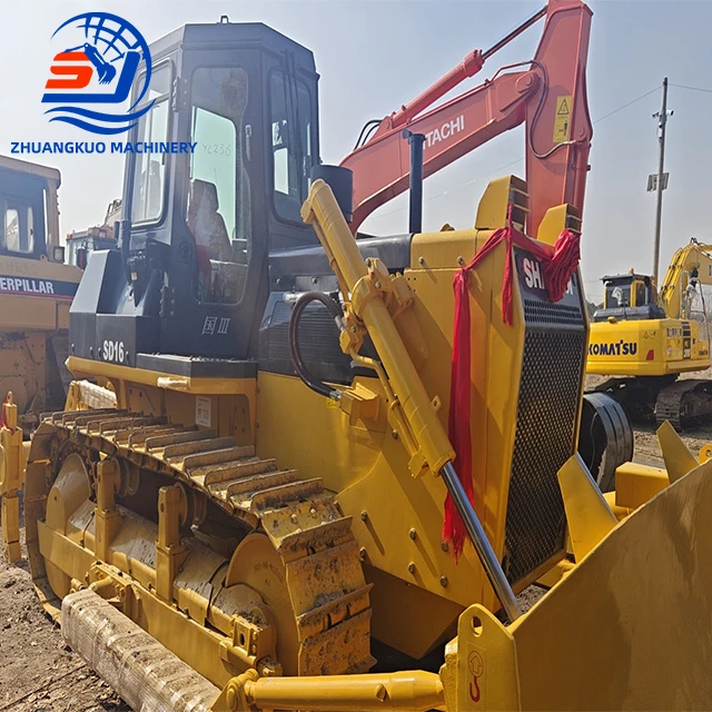 Used Original Shantui SD16 Crawler Bulldozer Nice Condition shangchaio Engine 17 Tons Shantui Sd16 Sd22 Sd32 For Sale