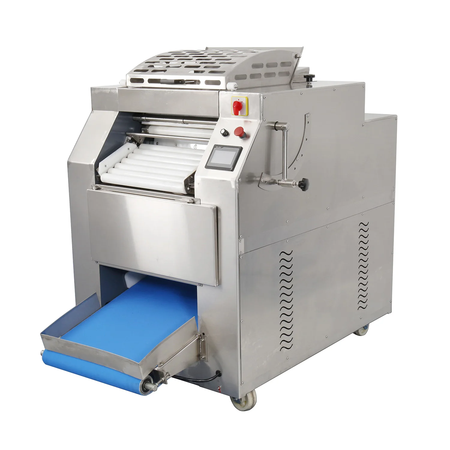 Easy Operation Dough Bread Press Machine Automatic Roller Dough Pressing Electric Dough Press Machine
