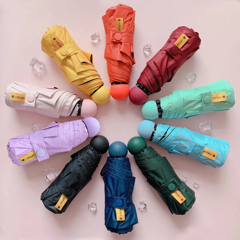 
8-bone Ultralight Mini Portable Foldable Sun Umbrella 