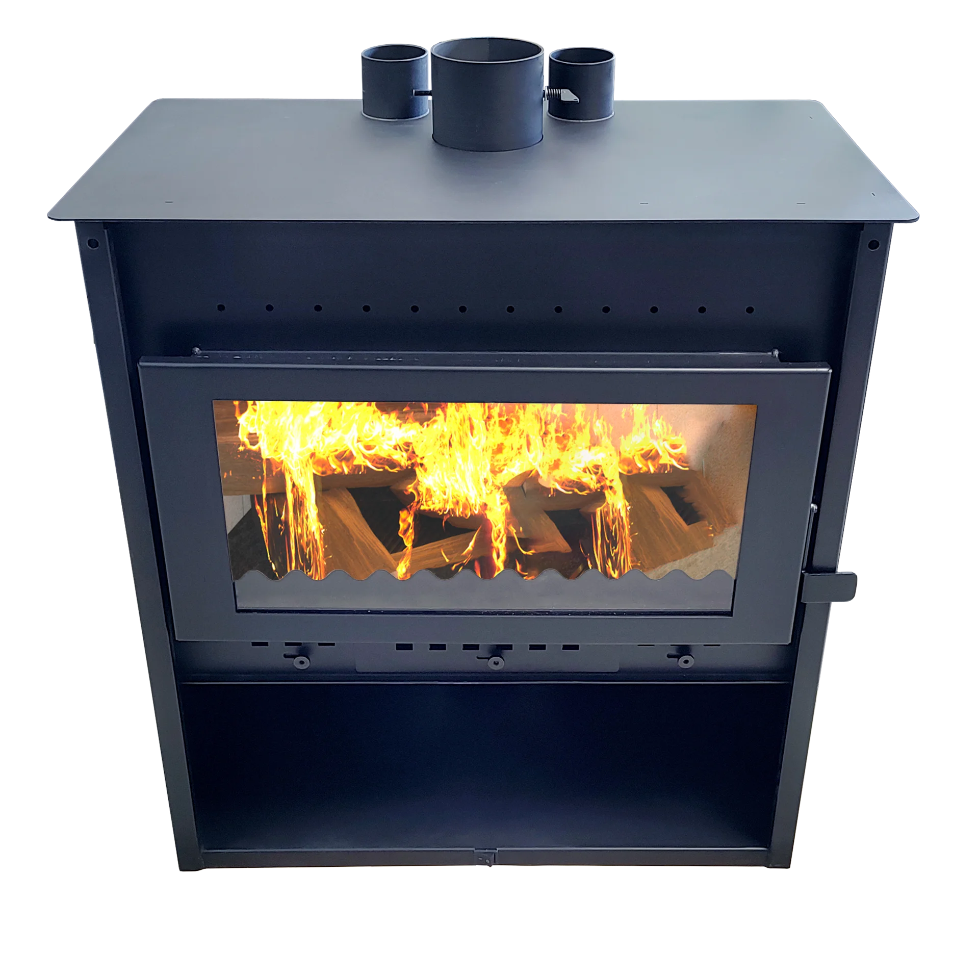 Wood Stove Ducted Heating Multiple Rooms