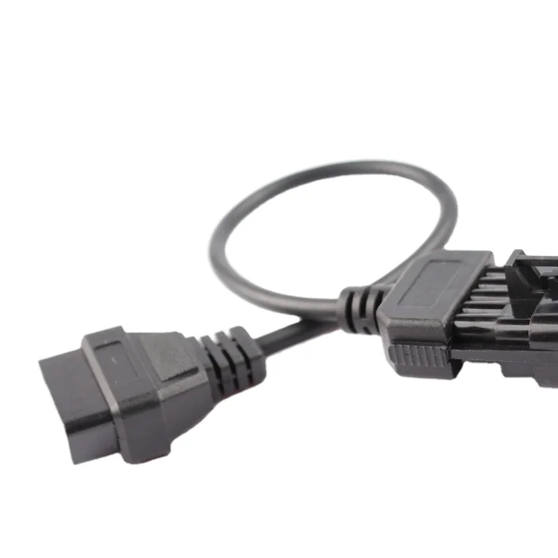 10Pin OBD OBDII Удлинительный кабель для Opel работает для Vauxhall/Opel OPCOM диагностический адаптер для Opel 10 Pin к OBDII 16 Pin женский