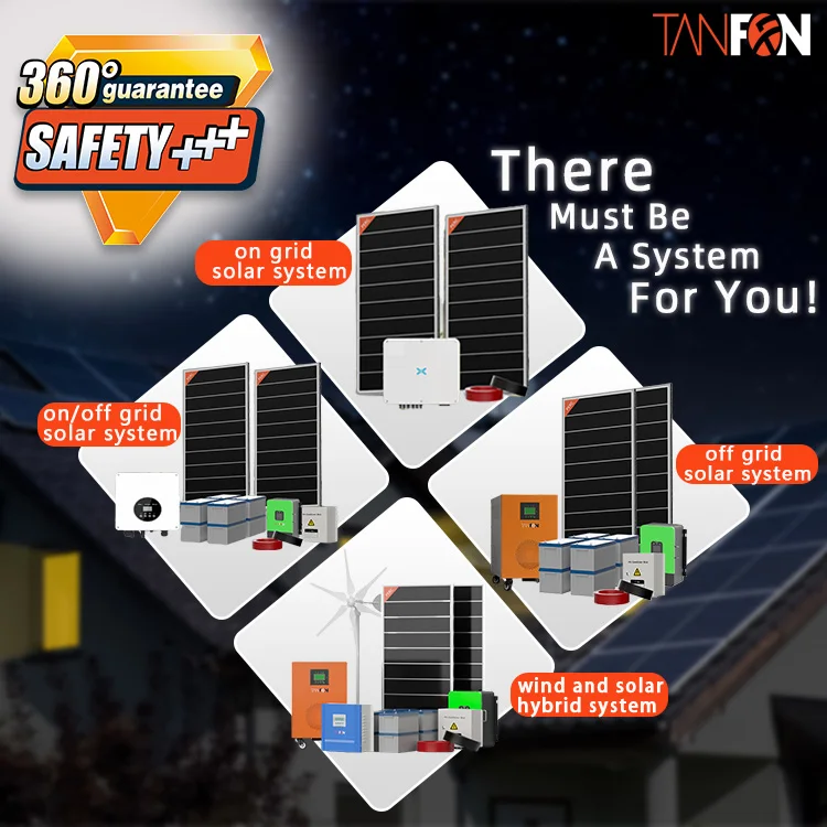 Complete Set Home Solar Energy System on Grid 5kw Solar Power System complete 6.2kva solar powered system