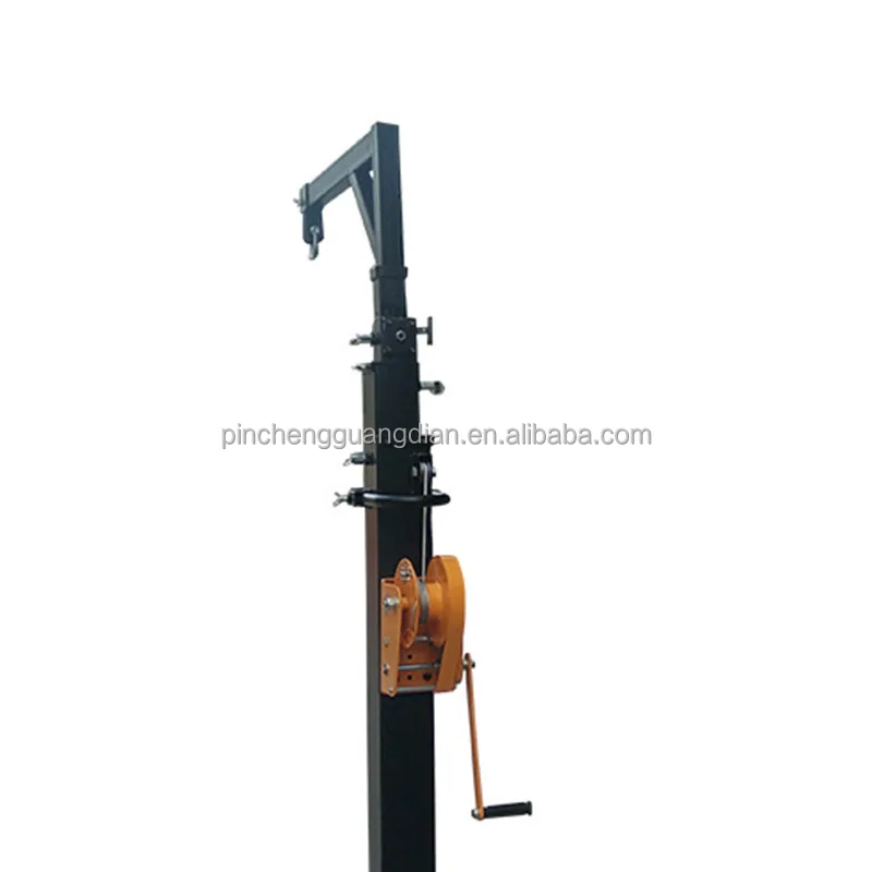 Customized 6M Single-Arm Line Array Audio Hanger 200Kg Stage Audio Stand