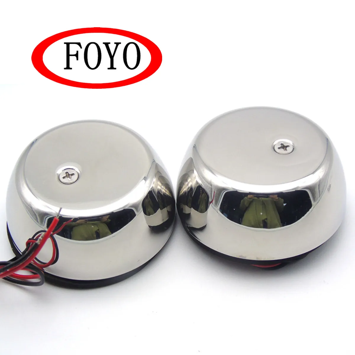 Foyo Red Green 12v LED side lights stainless steel marine navigation light for boat horizontal mount