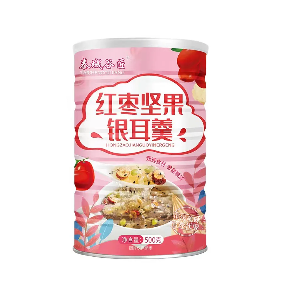 500gram lotus root starch with rose nuts soup qiya instant lotus root sweet powder