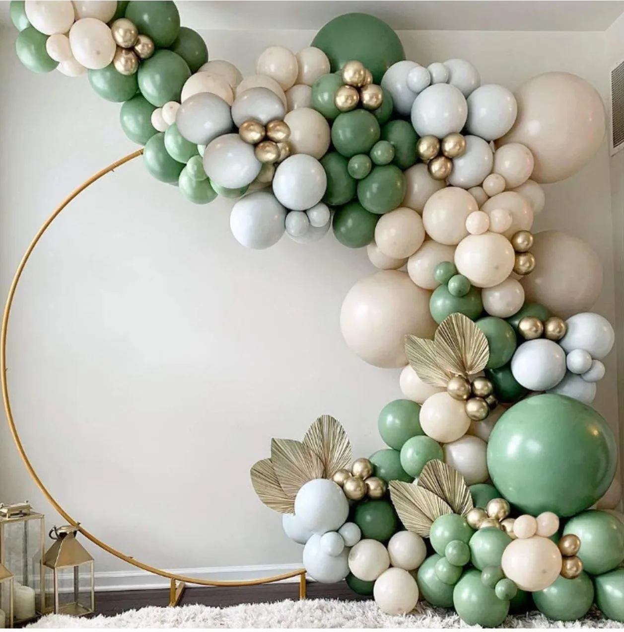 Factory processing customized cross-mirror latex balloon wedding party set Wholesale