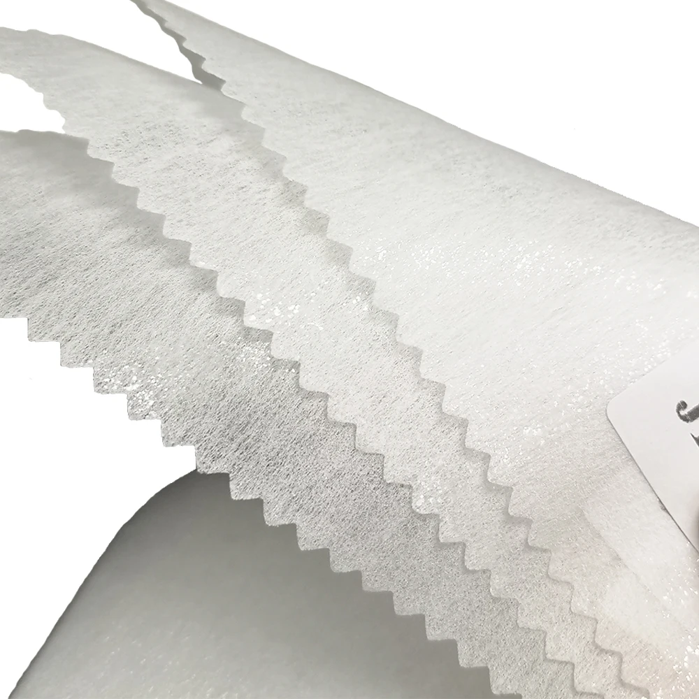 GAOXIN 100% Polyester Coated Glue Fusing Fabric Nonwoven Interlinings