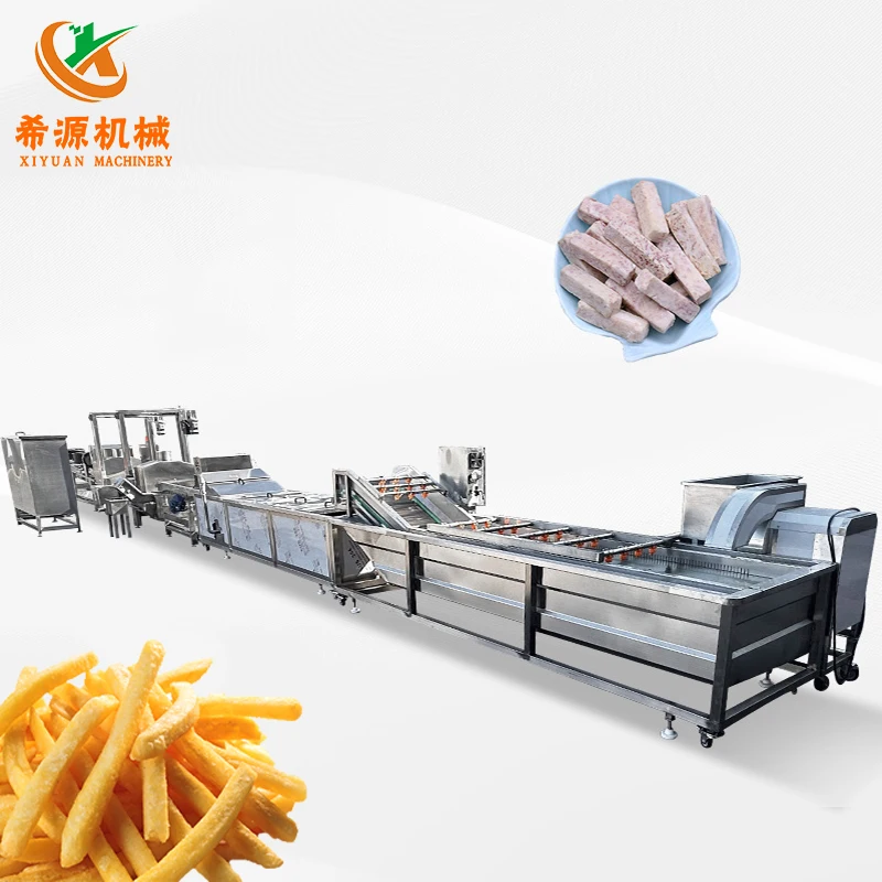 Новая автоматическая линия для резки картофельных чипсов жарки заводы ресторанов с мукой и фруктами