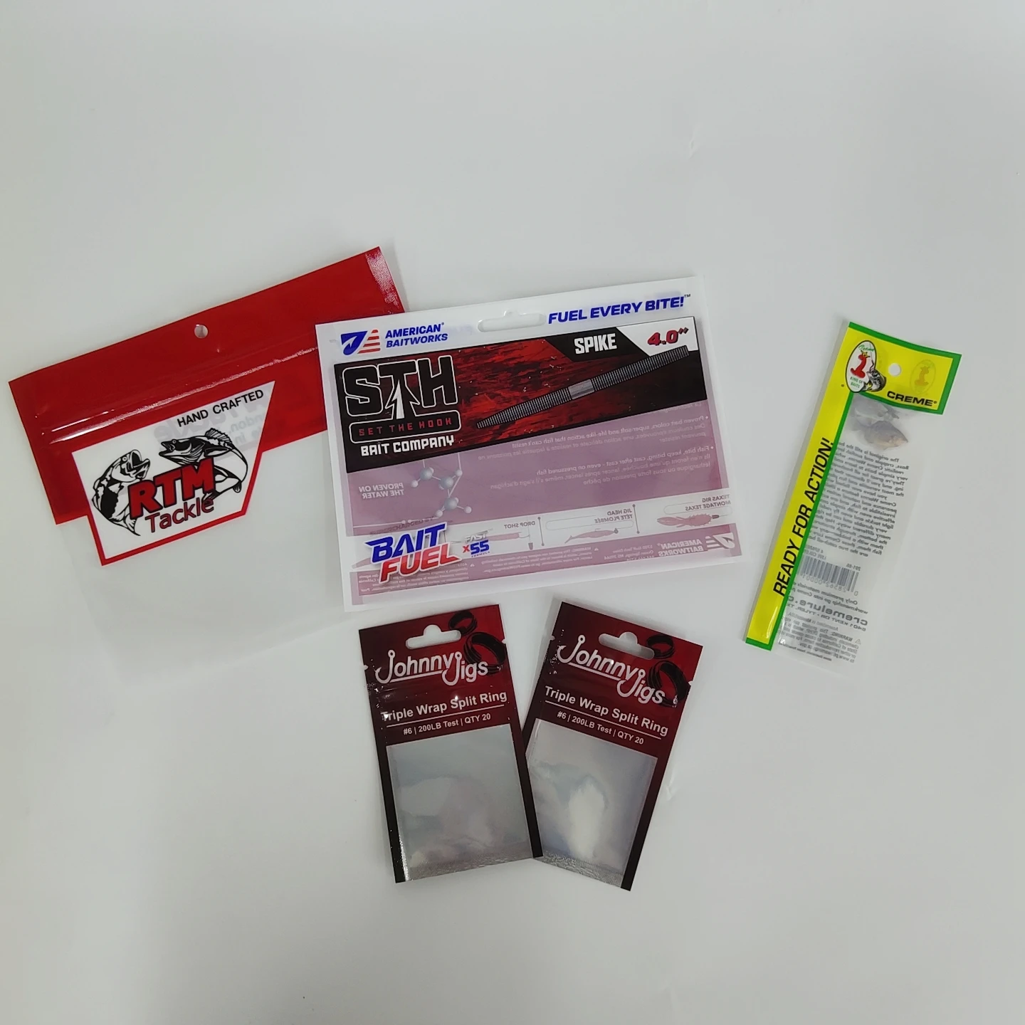 Custom printed three side heat seal snack small bag fish food packaging animal feed pouch